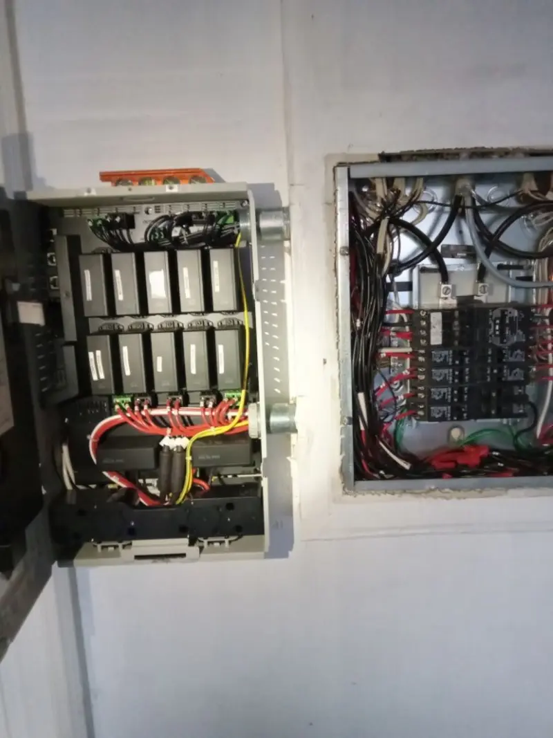 Electrical panel upgrade completed for Commercial Electrician Services in North Hobbs